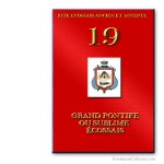 19° Grand Pontife. Rite Ecossais Ancien et Accepté. Franc-maçonnerie