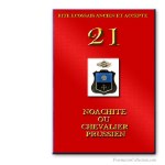 21° Chevalier Prussien. Rite Ecossais Ancien et Accepté. Franc-maçonnerie