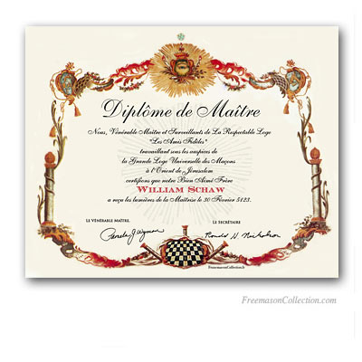 Diplôme de Maître.