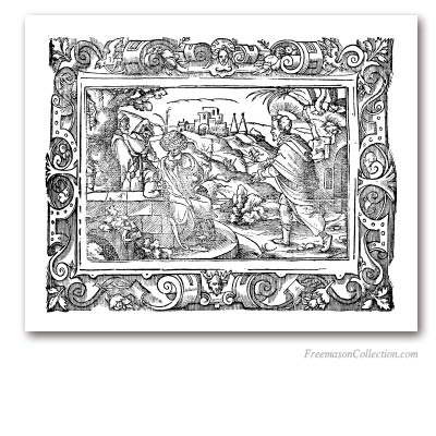 Zorobabel, Aggée et Josué. XVI. Pour les Compagnons de l'Arc Royal... Art maçonnique