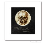 Le Crâne de Vinci, Léonard de vinci, 1489