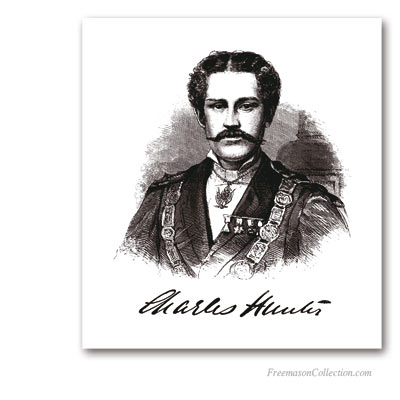 Capitaine Charles Hunter. Ecosse. XIX. Grand Maître. Art maçonnique