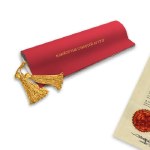 Etui de Patentes de Chapitre Rose+Croix Personnalisable au Nom de votre Chapitre. Franc-maçonnerie