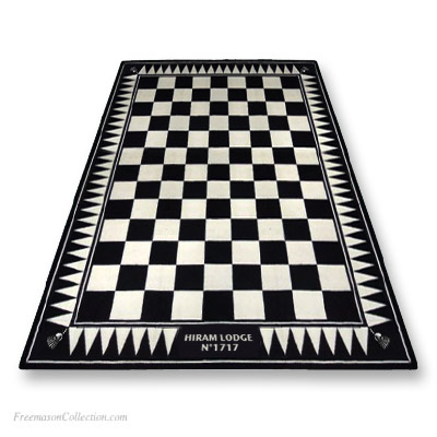 Tapis de Loge personnalisable 200x300. Pavé mosaïque.