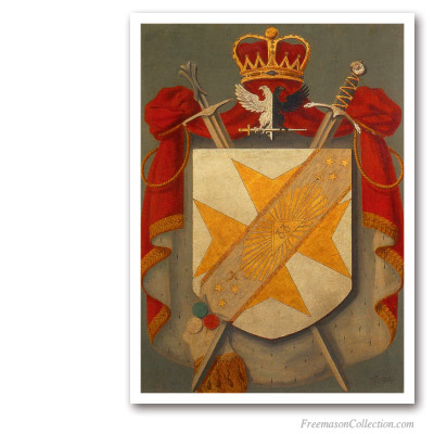 Armoiries Symboliques de Grand Inspecteur Général Art maçonnique