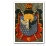 Armoiries Symboliques de Chevalier Kadosch. Edité sur Toile d'Artiste. Franc-maçonnerie