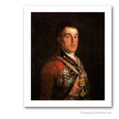 Le Frère Wellington. Goya. Art maçonnique