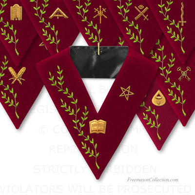 'Sautoirs Officiers 14° Degré- Décors du Rite Ecossais Ancien et Accepté -REAA-