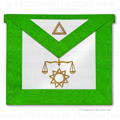  Tablier du 7° degré du Rite Ecossais Ancien et Accepté -REAA-