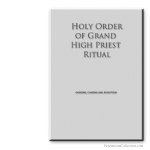 Scottish Ritual. AMD. Allied Masonic Degrees. Rituel ma&ccedil;onnique