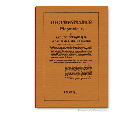  Dictionnaire Maçonnique. 